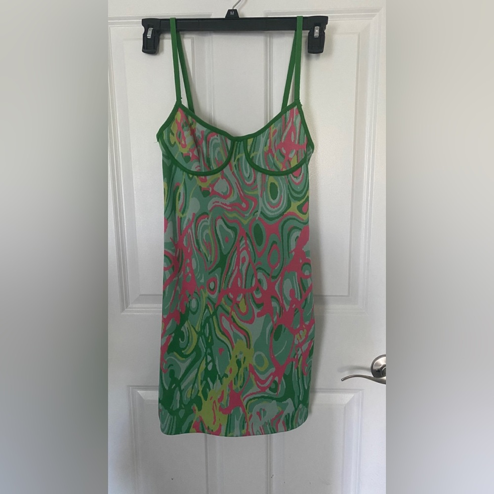 Zara mini multi color dress.